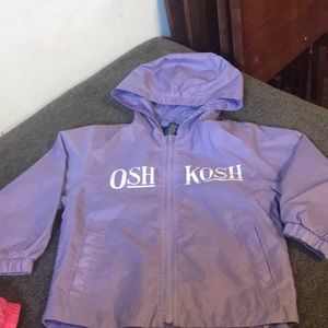 Purple osh kosh rain jacket